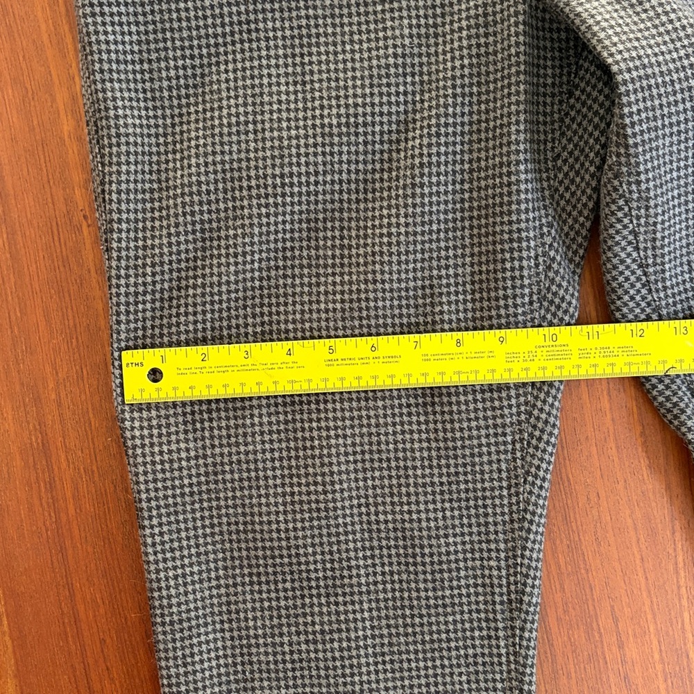 Corridor Brown Houndstooth Wool Pants - Picture 8 of 10